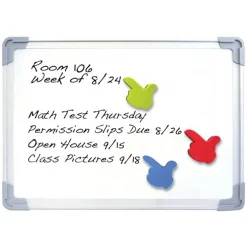 Flipside Magnetic Dry-Erase Desktop Easel Set