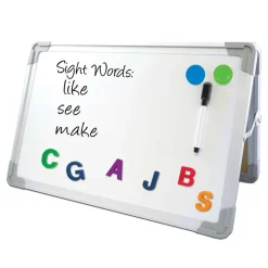 Flipside Magnetic Dry-Erase Desktop Easel Set