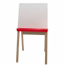 Flipside Products Double-Sided Adjustable Standing Easel, Dry Erase/Chalkboard, Whiteboard Easel, Drawing, Classroom, Home
