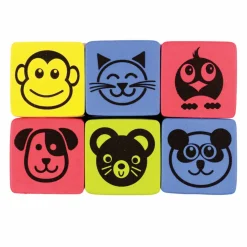 Flipside Products Magnetic Dry Erase Chalkboard Animal Student Erasers, Small, School, Home, Cleansers For Classroom