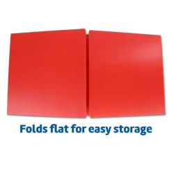 Flipside Products Plastic Study Carrels, 12" x 46.5", 3mm Trifold Desk Dividers, Classroom Privacy Boards, Foldable Testing Partitions