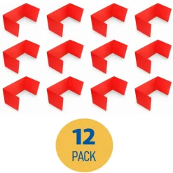 Flipside Products Plastic Study Carrels, 12