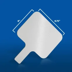 Flipside Products Rectangular Dry Erase Answer Paddles, Auction, Handheld Whiteboard, Handle Response Board, Classroom Dry Erase