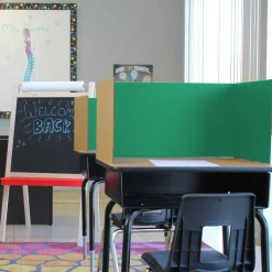 Flipside Products 12”x 48” Study Carrels, Privacy Boards, Student Privacy and Focus Booth for The Classroom, Desk Divider Cubby for Tests