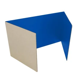 Flipside Products 12”x 48” Study Carrels, Privacy Boards, Student Privacy and Focus Booth for The Classroom, Desk Divider Cubby for Tests