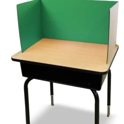 Flipside Products 12”x 48” Study Carrels, Privacy Boards, Student Privacy and Focus Booth for The Classroom, Desk Divider Cubby for Tests