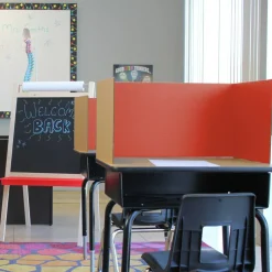 Flipside Products 12”x 48” Study Carrels, Privacy Boards, Student Privacy and Focus Booth for The Classroom, Desk Divider Cubby for Tests