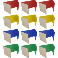 Flipside Products 12”x 48” Study Carrels, Privacy Boards, Student Privacy and Focus Booth for The Classroom, Desk Divider Cubby for Tests