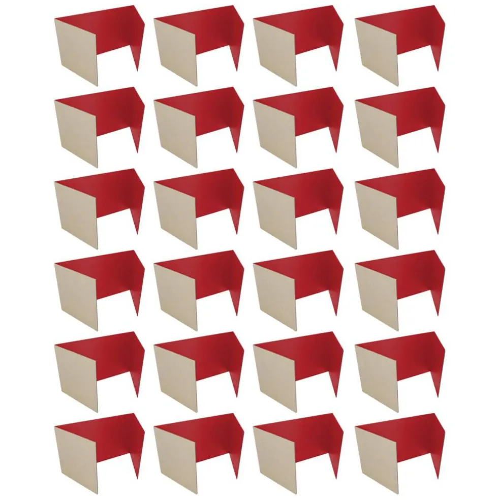 Flipside Products 18”x 48” Study Carrels, Privacy Boards, Student Privacy and Focus Booth for The Classroom, Desk Divider