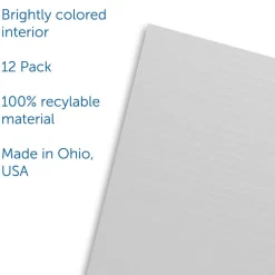 Flipside Products 18”x 48” Study Carrels, Privacy Boards, Student Privacy and Focus Booth for The Classroom, Desk Divider