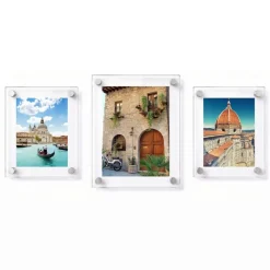 Floating Acrylic Gallery Wall Frame Set with 1