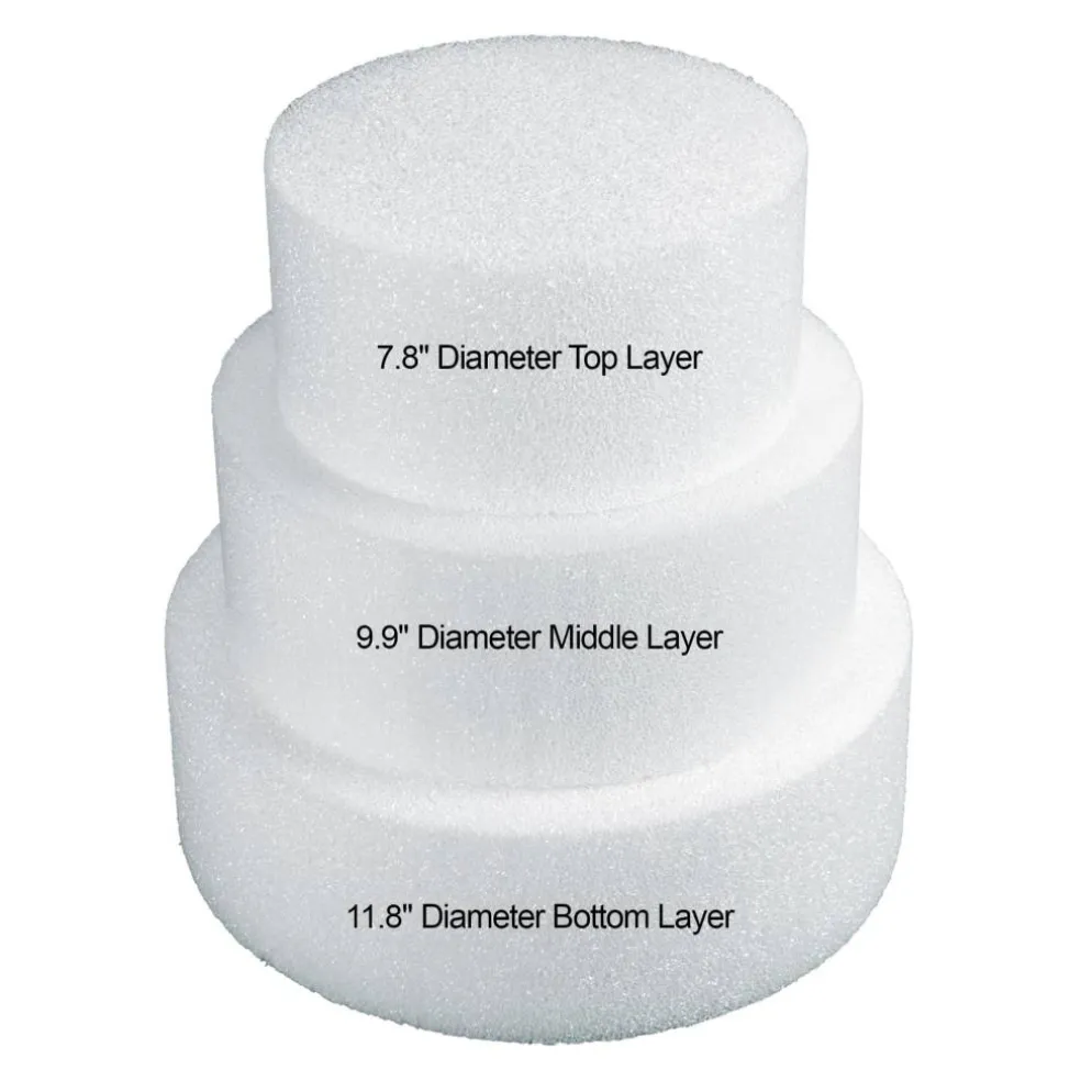 FloraCraft® CraftFōM Round Cake Form White