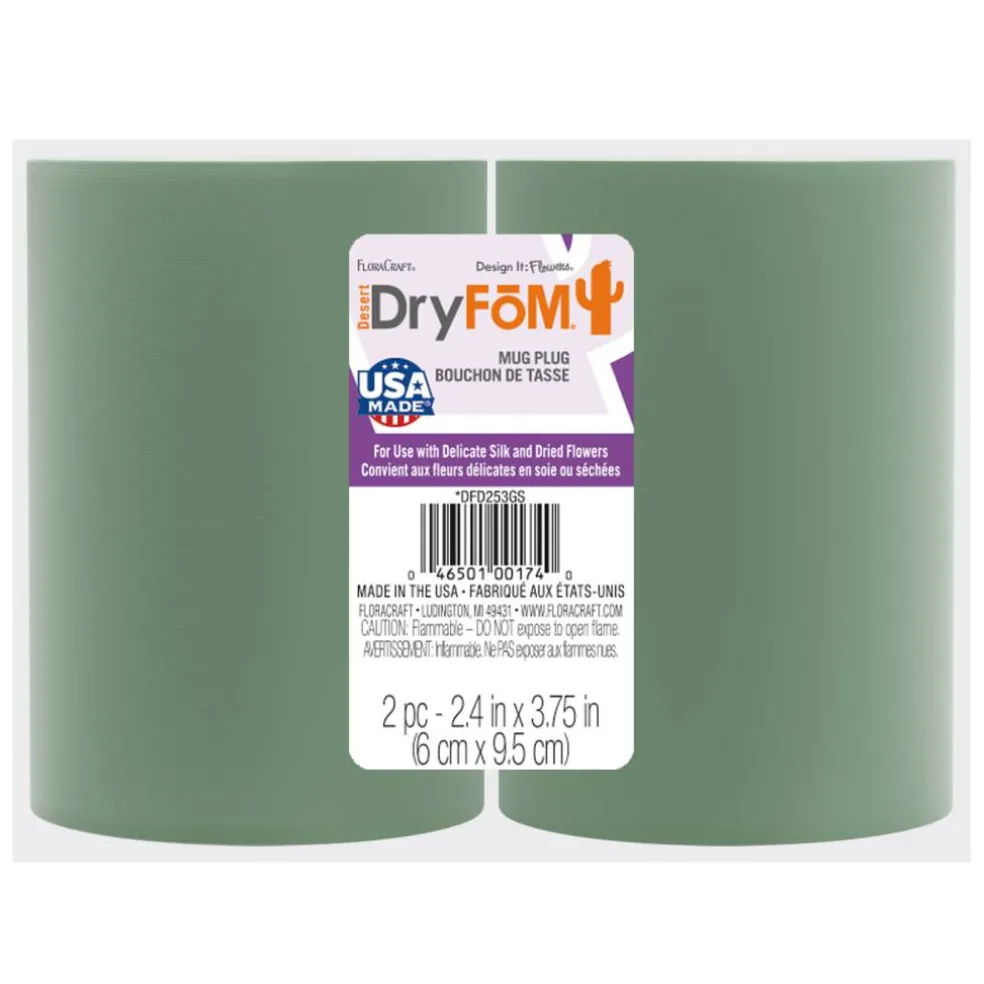 FloraCraft® DryFōM Mug Plug Green