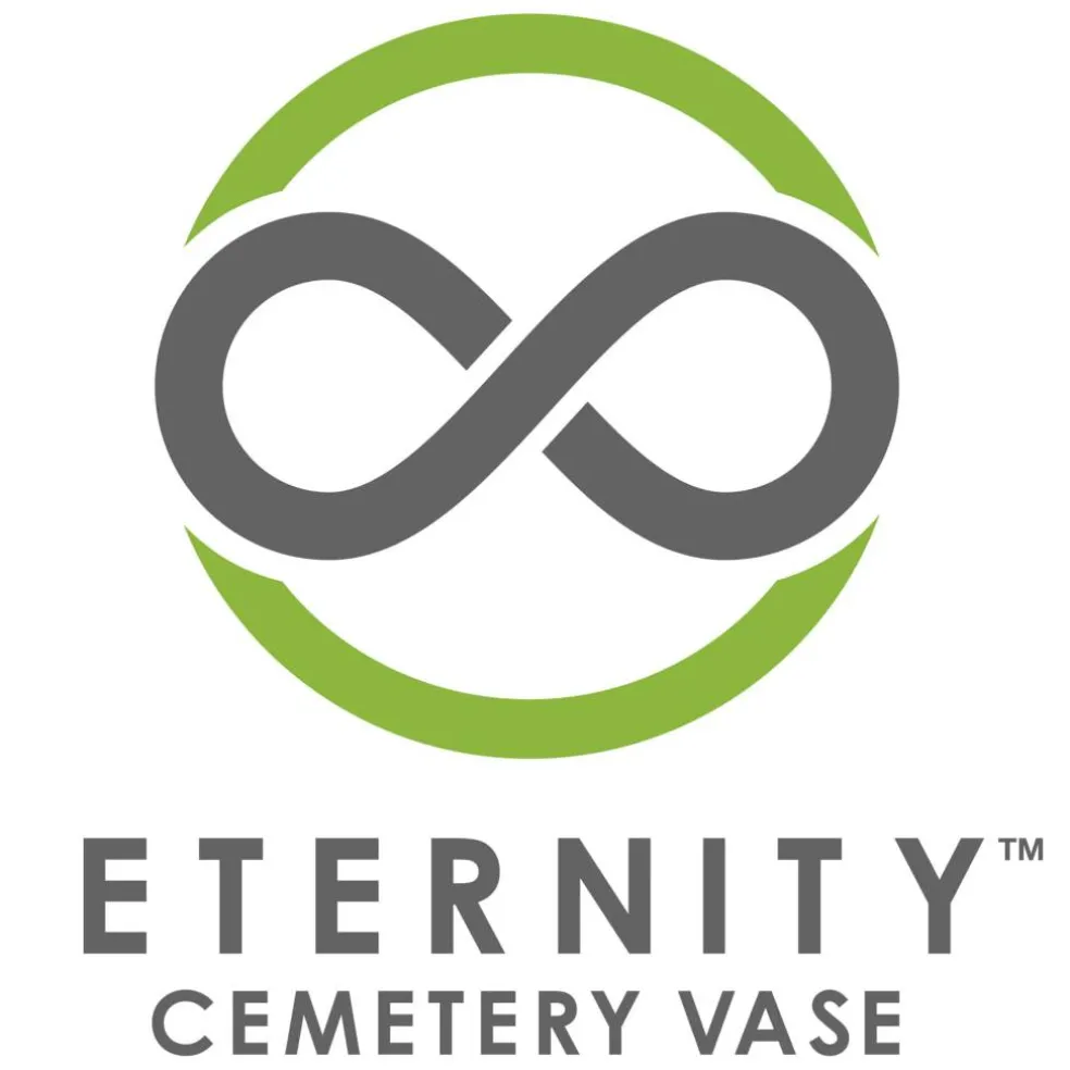FloraCraft® Eternity™ Green Plastic Cemetery Vase with FloraFōM® Insert
