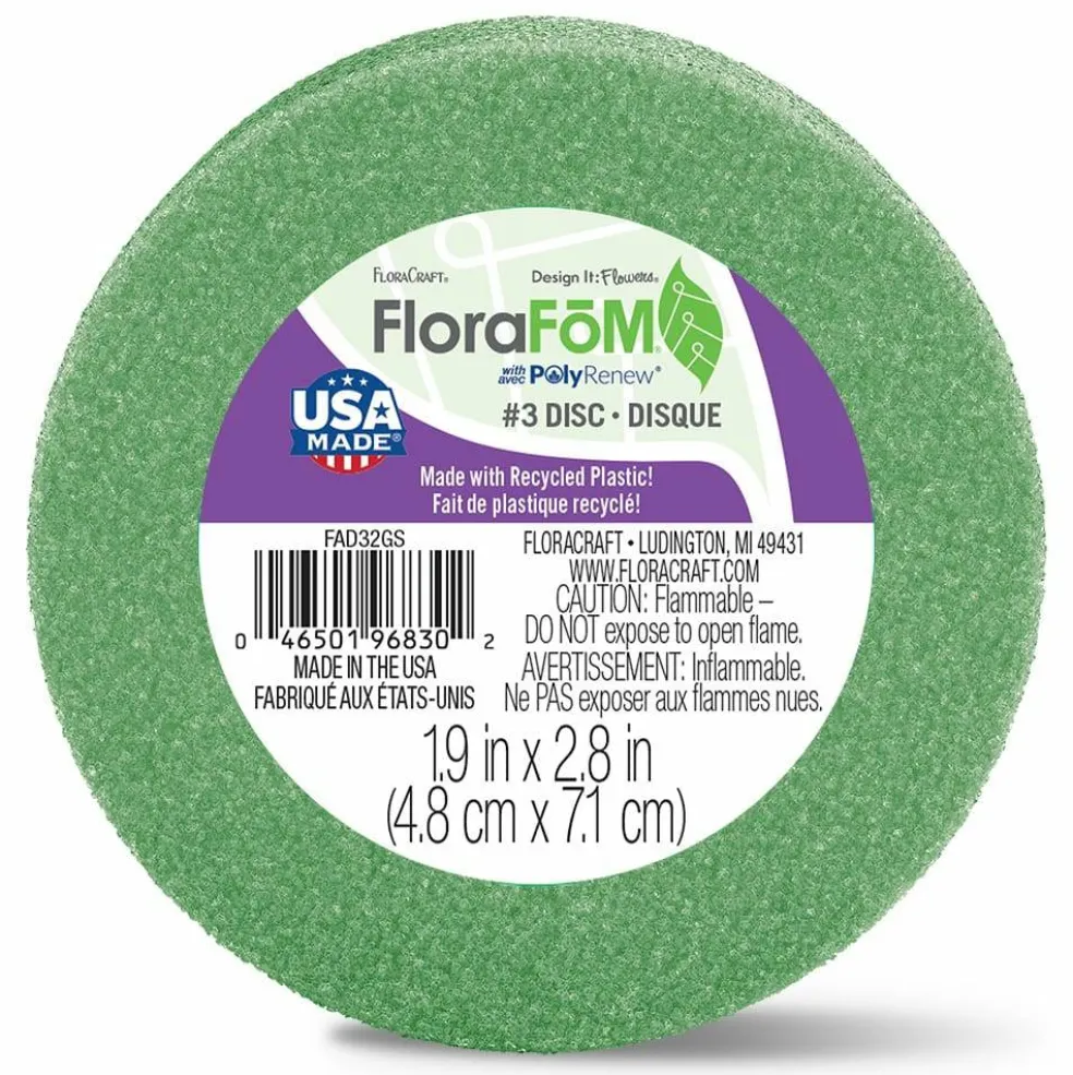 FloraCraft® FloraFōM Green Foam Disc