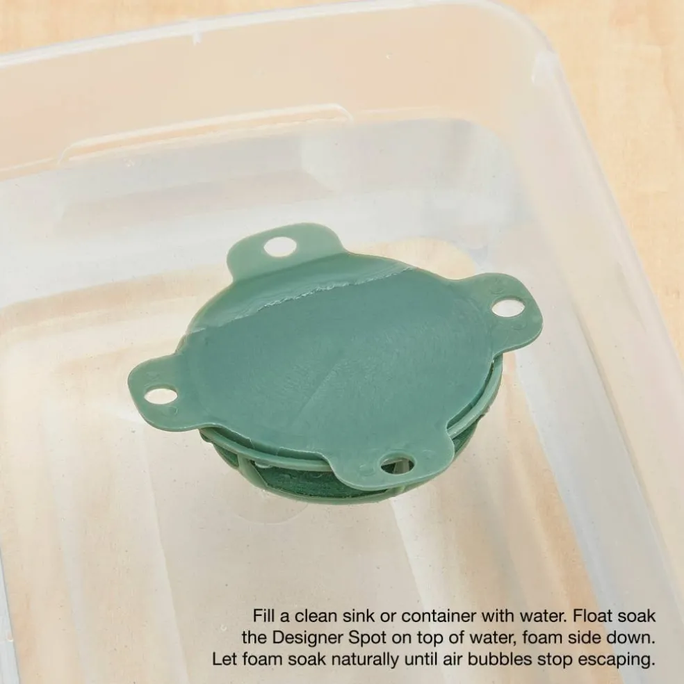 FloraCraft® 2" Green Artesia WetFōM Designer Spot™, 2ct.