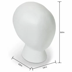 FloraCraft® SmoothFōM® White Foam Faceless Head