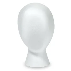 FloraCraft® SmoothFōM® White Foam Faceless Head