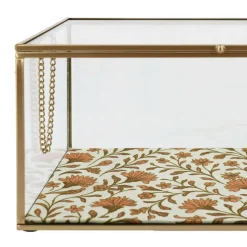 Floral Decorative Glass Box by Ashland®