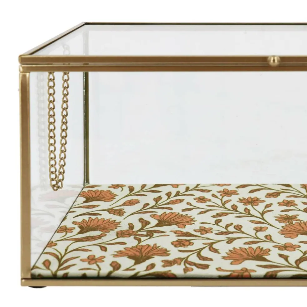Floral Decorative Glass Box by Ashland®