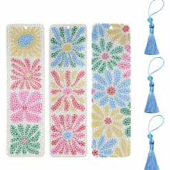 Floral Diamond Art Bookmark Kit by Make Market®