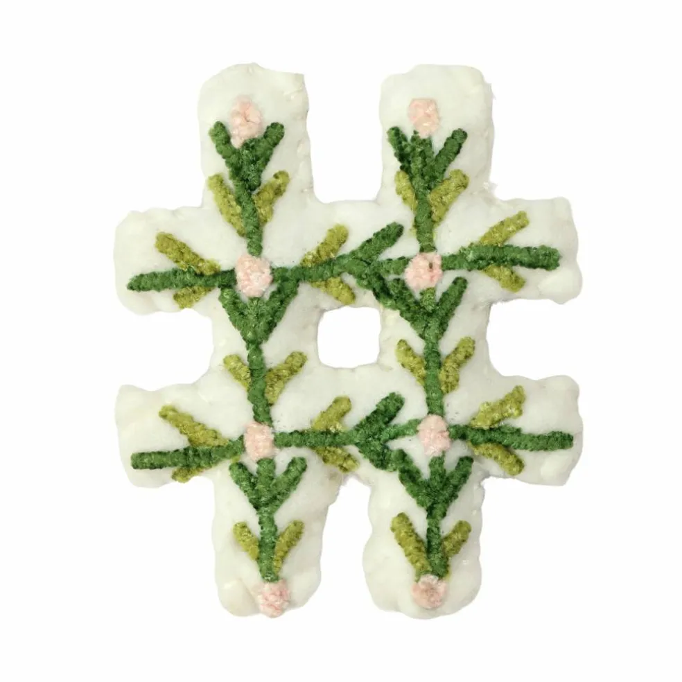 4" Floral Embroidered Puffy Letter by Celebrate It™