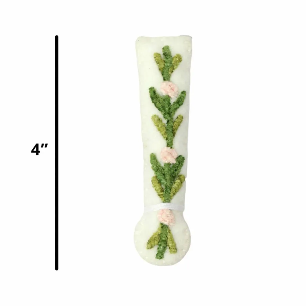 4" Floral Embroidered Puffy Letter by Celebrate It™