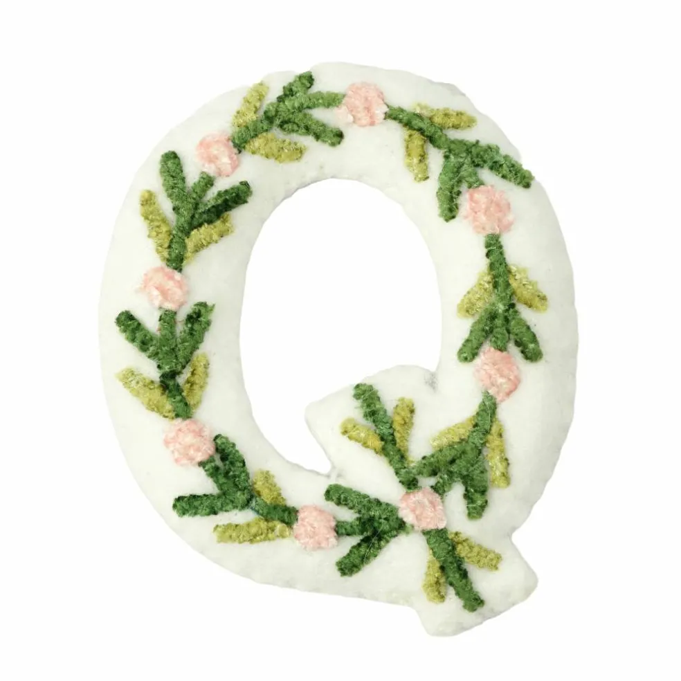 4" Floral Embroidered Puffy Letter by Celebrate It™