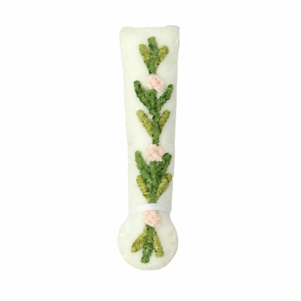 4" Floral Embroidered Puffy Letter by Celebrate It™