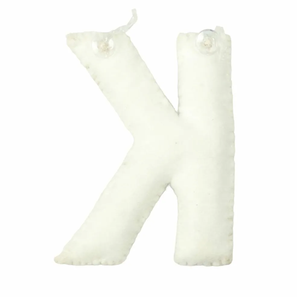 4" Floral Embroidered Puffy Letter by Celebrate It™