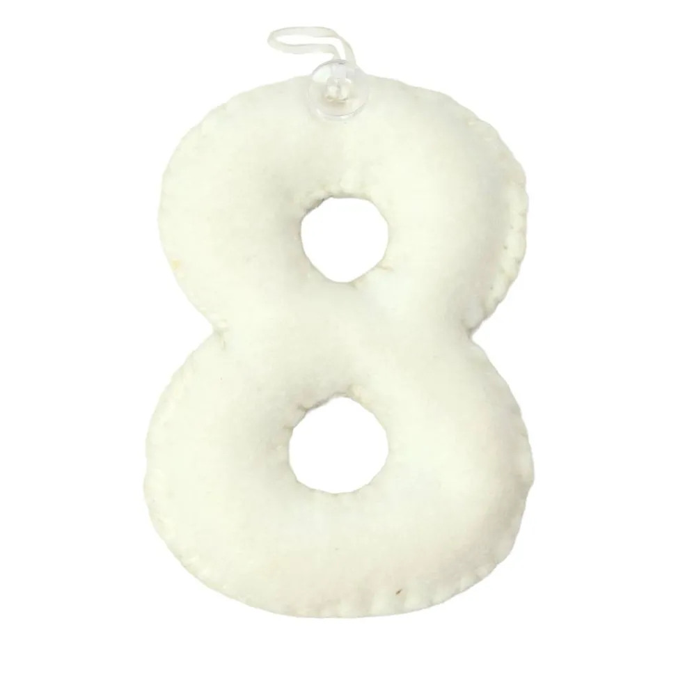4" Floral Embroidered Puffy Number by Celebrate It™
