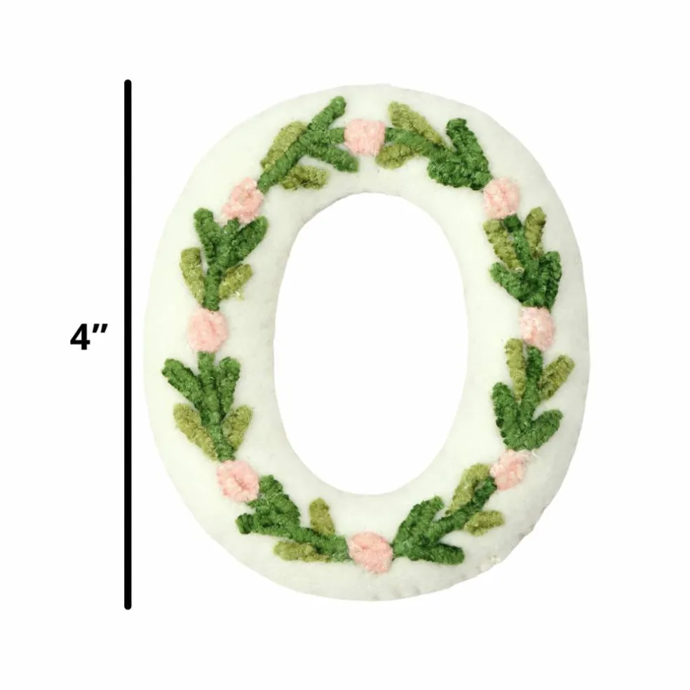 4" Floral Embroidered Puffy Number by Celebrate It™