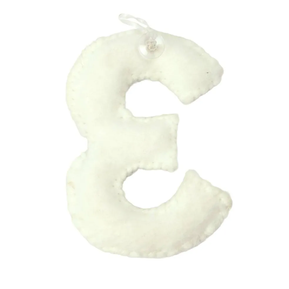 4" Floral Embroidered Puffy Number by Celebrate It™