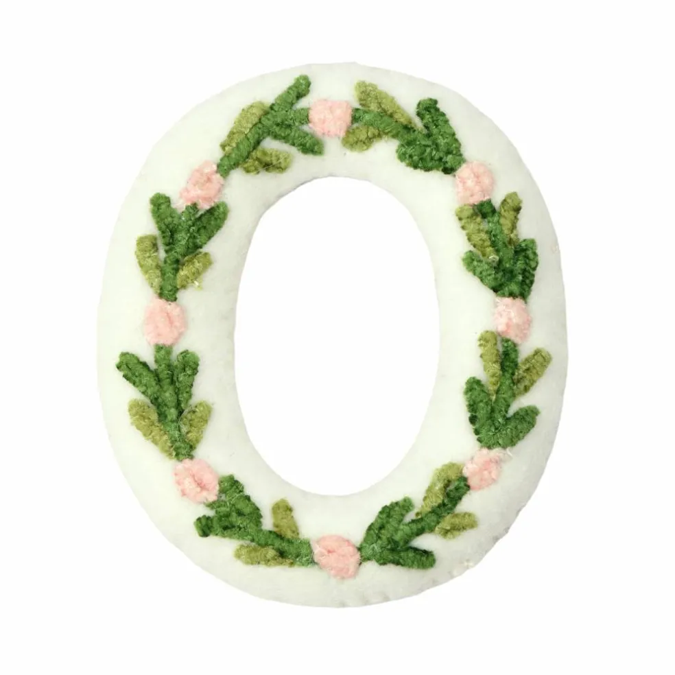 4" Floral Embroidered Puffy Number by Celebrate It™