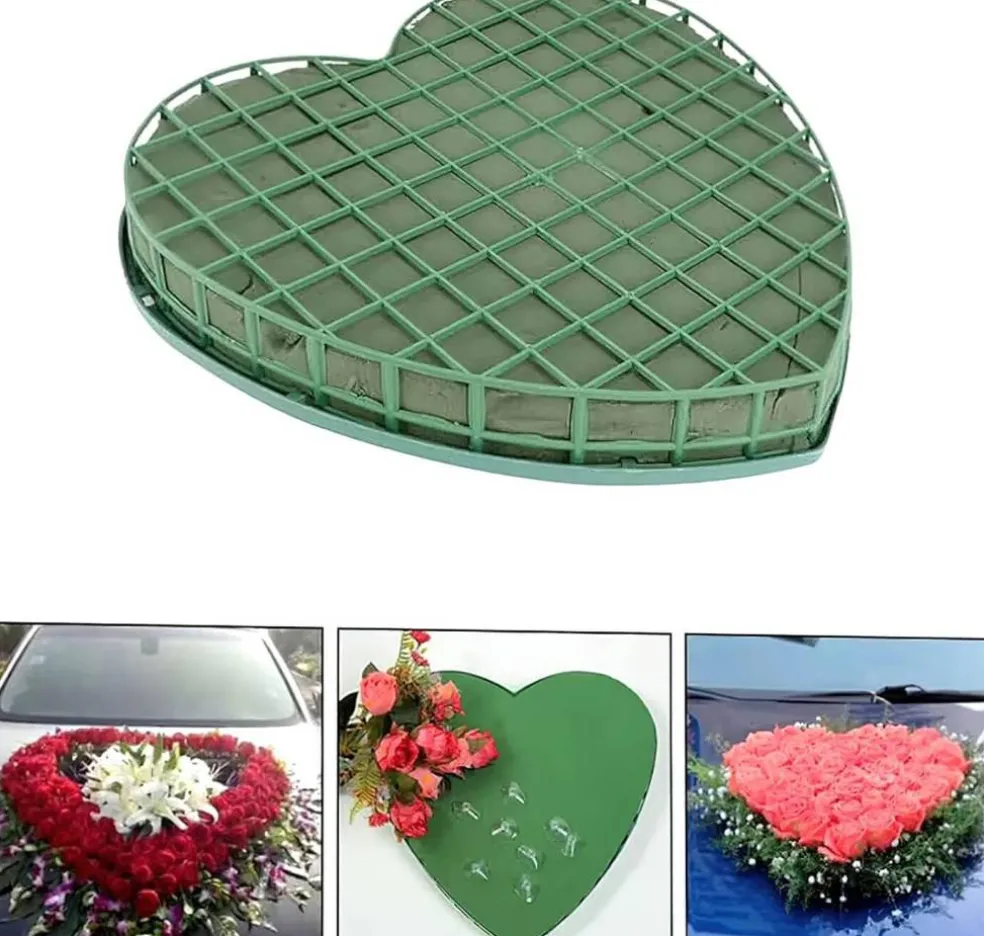 Floral Foam Bricks Heart-Shaped Flower Foam
