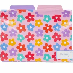 Floral 2-Pack Poly Folder Set