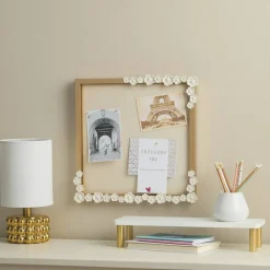14.2" Floral Square Pin Board by Ashland®