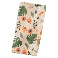 Floral Summer Palms 10" x 10" Cotton Twill Napkin
