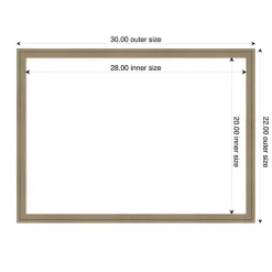 Florence Framed Dry Erase Magnetic Board