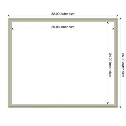 Florence Framed Dry Erase Magnetic Board