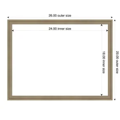 Florence Framed Dry Erase Magnetic Board