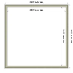 Florence Framed Dry Erase Magnetic Board