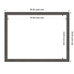 Florence Framed Dry Erase Magnetic Board