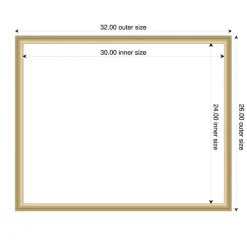Florence Framed Dry Erase Magnetic Board