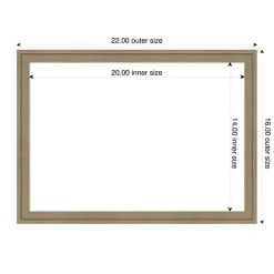 Florence Framed Dry Erase Magnetic Board
