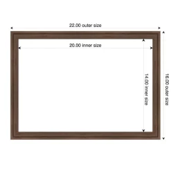Florence Framed Dry Erase Magnetic Board
