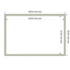 Florence Framed Dry Erase Magnetic Board