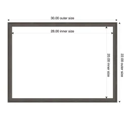 Florence Framed Dry Erase Magnetic Board