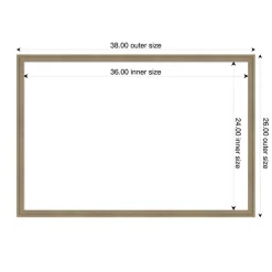 Florence Framed Dry Erase Magnetic Board