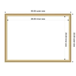 Florence Framed Dry Erase Magnetic Board